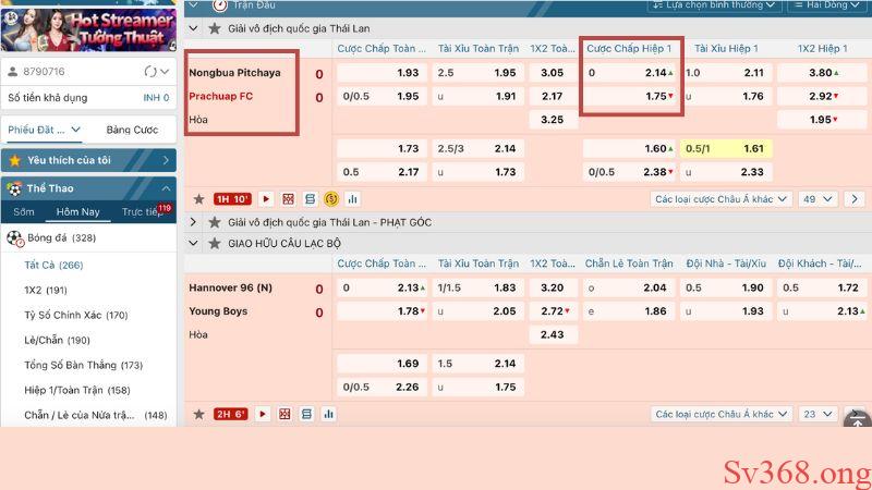 Cách tính kết quả khi bắt kèo đồng banh